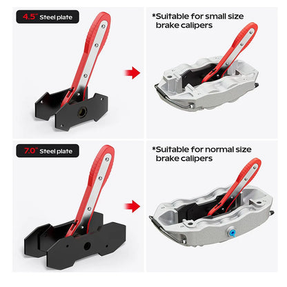 Brake Caliper Press Compression Tool 360 Degree Swing Ratchet Expander Wrench Durable Car Pad Press Ratchet Piston Spreader