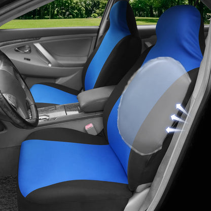 AUTOKING Multicolor Universal Car Seat Covers Front Interior Seat Covers Protection Accessories Fit for Auto Vehicle Truck SUV