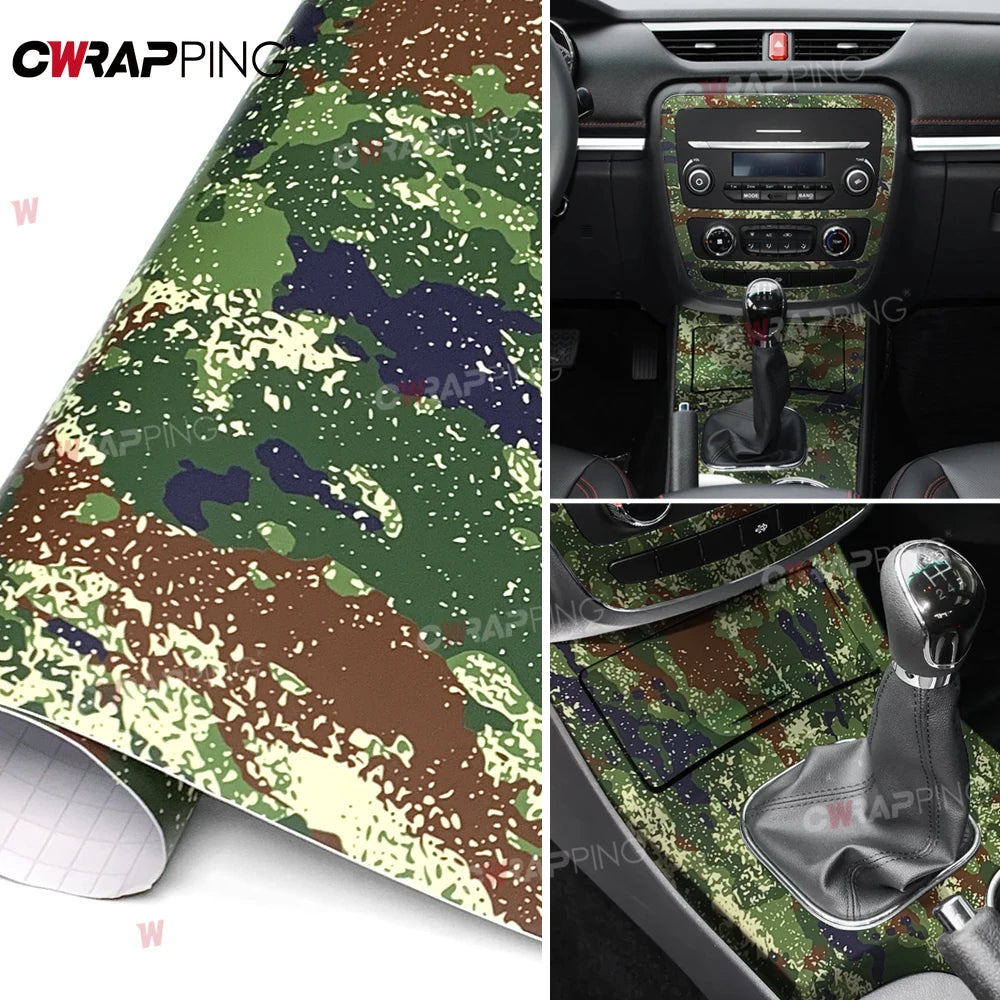 Desert Pattern Vinyl Paper for Car Wraps Desert Camo Wrap Supplies Car Film Covering Motorcycle Stickers Wrapping Tools Adhesive