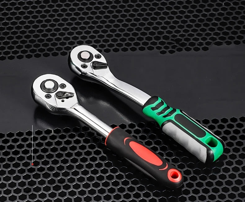 Advanced Car Repair Kit , Ratchet Wrench Set with Sockets Screwdriver Bits, Professional Tool Set, Car Maintenance Essentials