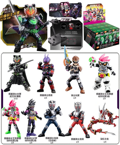 Blokees Kamen Rider Anime Figure Masked Rider Assembled Toys Saber GEATS Hopper Kuuga Action Figure Assembled Toys