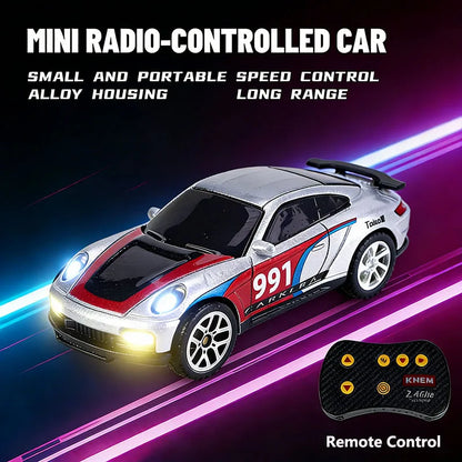 2026 Upgraded RC Car 1:64 Mini Alloy RC Drift Car Easy to Carry, 60mins Life.  Exquisite Gift Box An Ideal Toy Gift for Children