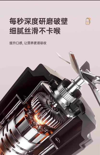 220V Blender Soymilk Maker Small Automatic Low Noise No Residue Juicer Cooking Machine AH
