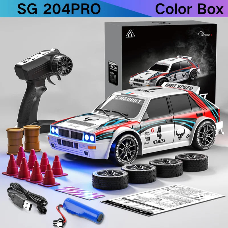 Exclusive Sale on the Entire Network SG204PRO1/24 Remote Control Car 2.4G High-Speed Drift 4WD Remote Control Car GTR Racing Toy