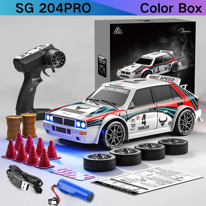 Exclusive Sale on the Entire Network SG204PRO1/24 Remote Control Car 2.4G High-Speed Drift 4WD Remote Control Car GTR Racing Toy
