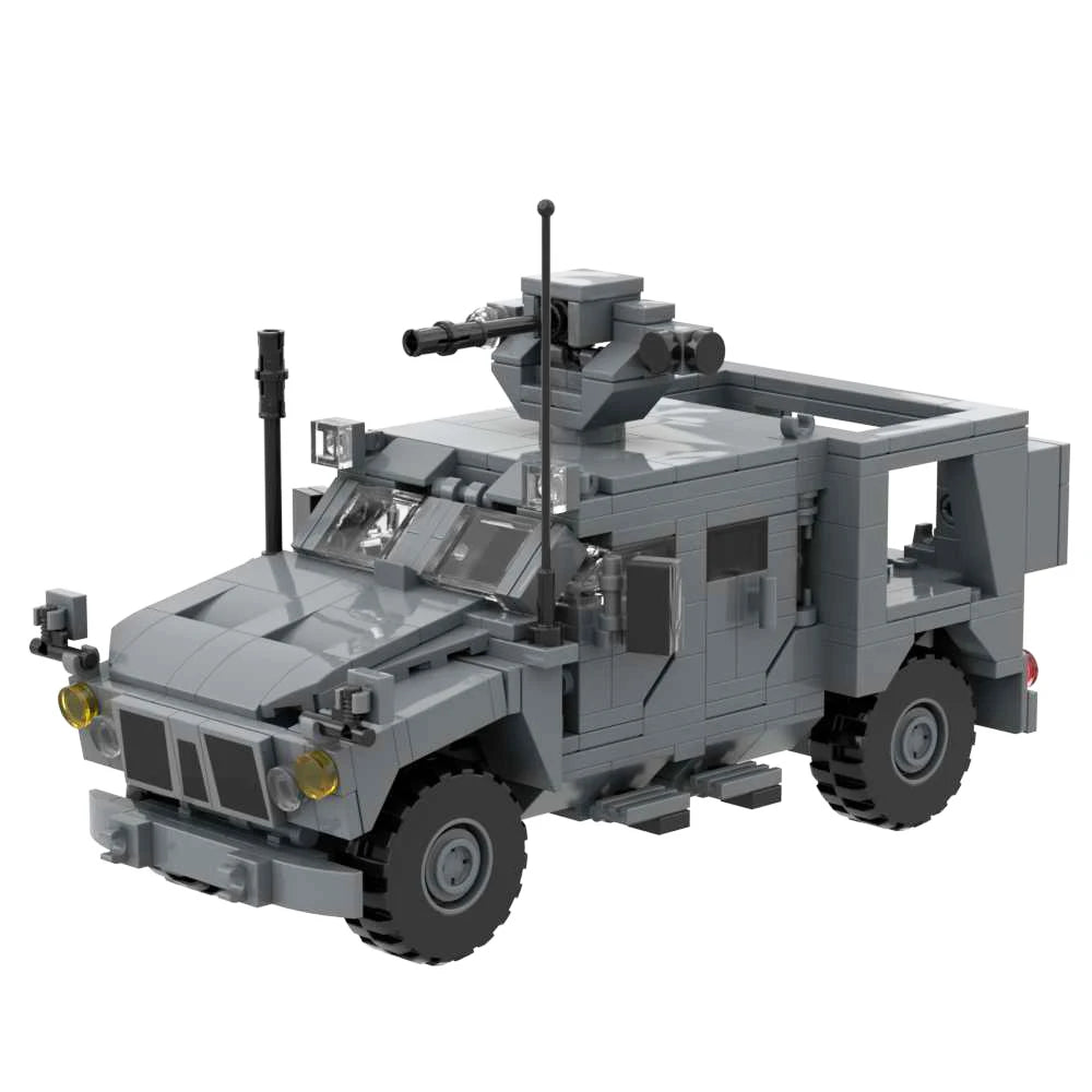 Modern Military MRAP Armored Vehicle Cougar Oshkosh M-ATV Kozak Building Blocks Set Car Tactical Off-Road For Collection 4x4 6x6
