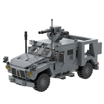 Modern Military MRAP Armored Vehicle Cougar Oshkosh M-ATV Kozak Building Blocks Set Car Tactical Off-Road For Collection 4x4 6x6