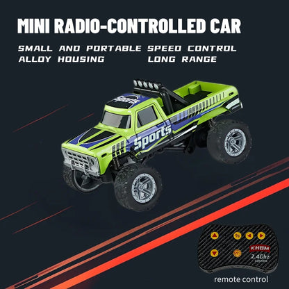 Top RC Car MINI Alloy 1/64 Remote Control Car Convenient to Carry 60 Minutes of Work Time Children's Gifts Electronic Toys
