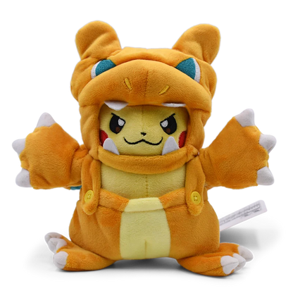 Cos Eevee Pikachu Cosplay Plush Toys Pikachu Peluche Lucario Stuffed Animal Doll Collectible Gift Cartoon Plushies Cute 20CM