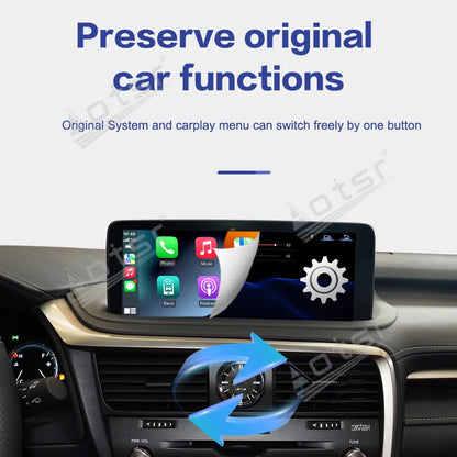 Linux Car stereo CarPlay FOR Lexus RX RX200 RX270 RX300 RX350 RX400h RX450h 2009-2021 Car Radio GPS navi player HD touch screen