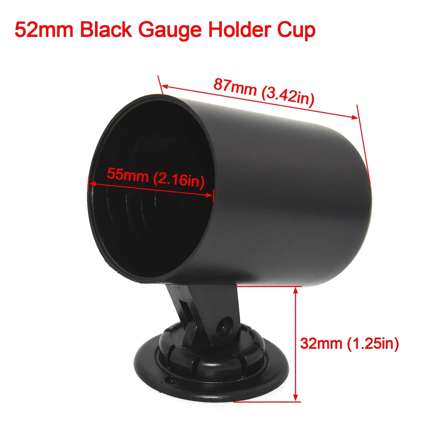-30~30 PSI Auto Car Turbo Boost Gauge + Sensor with Gauge Pod Holder for 4/6/8 Cylinder Gasoline Car Car Accessories