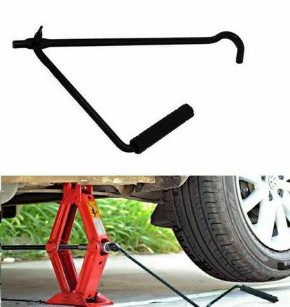 1pcs Car Foldable Jack Rocker Car Van Sedan Jack Rocker Arm Black Labor Saving Jack Hand Rocker Wrench Car Repair Tool
