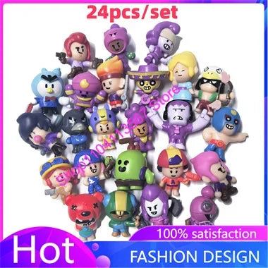 Mini Anime Figures Fashion Original Star-Game Decoration Cartoon Heroes Model Cotton Dolls Boys Christmas Gifts Collectible