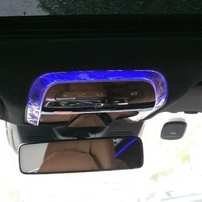 For Mercedes-Benz E-Class W214 S214 2024 car roof reading light transparent decorative frame car interior modification parts