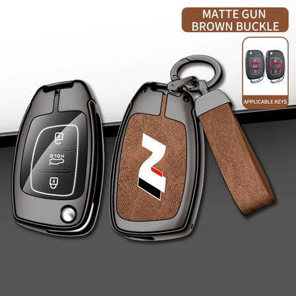 Modern High-End Hyundai Key Cover Suitable for N LINE N IX35 IX25 Tucson Sonata Car Key Case Luxury Design Vehicle Accessories