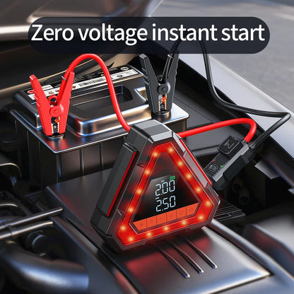 Portable 12V Vehicle Jump Starter Power Bank with Air Pump Car Battery Booster Emergency Car Ignition Starting Device