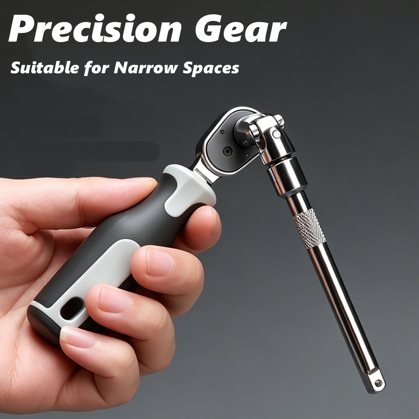 Socket Ratchet Wrench Set,Ratcheting Screwdriver Set,Ratchet Socket Bit Set CR-V Steel Multi-Function Repair Kit for Maintenance