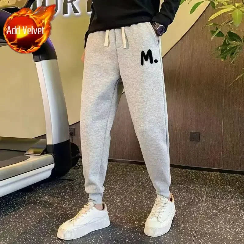 Trousers Gray Cotton Joggers Alphabet Man Sports Pants Essential Cool Comfortable Elegant Clearance Sale Y2k Sweatpants for Men