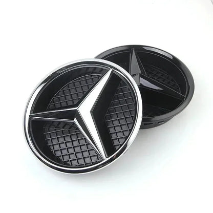 For Mercedes Benz 3D Car Grill Emblem Star Badge Front Grill Logo W204 W205 W213 X253 A B C E S CLA GLB GLC GLE GLS Accessories1