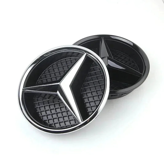 For Mercedes Benz 3D Car Grill Emblem Star Badge Front Grill Logo W204 W205 W213 X253 A B C E S CLA GLB GLC GLE GLS Accessories1
