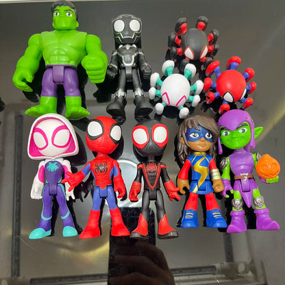 Spidey And His Amazing Friends Action Figures Anime Spiderman Legends Figurine Set For Kids Birthday Holiday Gift