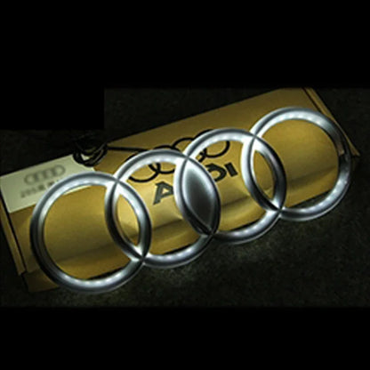 LED Car Dynamic Streamer Badge Light Front Grille Emblem for Audi Q7 Q8 S3 A1 A2 A3 A4 A5 A6 Q3 Q4 Q5 Q6 S5 S7 A7 Q2 Accessories