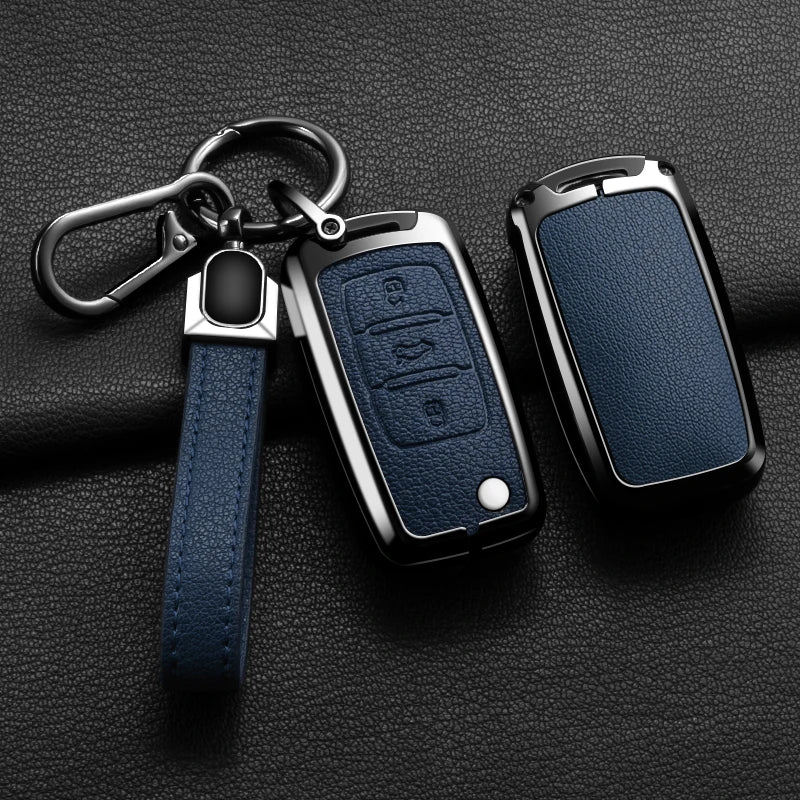 Zinc Alloy Car Key Case Car KeyChain Metal Key Shell For Volkswagen VW Polo Tiguan Golf 4 5 Jetta Beetle Scirocco Passat Shell