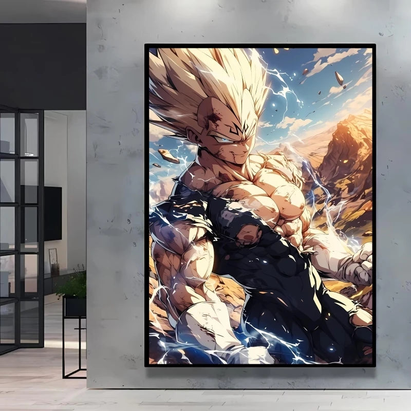 Canvas Posters Dragon Ball Goku Picture Children Gifts Home Decoration Waterproof Comics Pictures High Quality Wall Art Classic