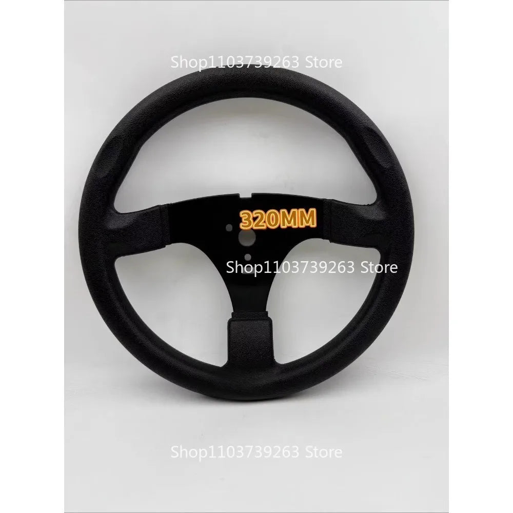 320MM steering wheel suitable for go kart, beach bike, children's bike, farmer with cover