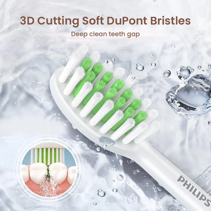 Philips Sonicare C1 ProResults HX2033 Replacement Brush Heads 3D Deep Cleaning DuPont Bristles For HX24xx Electric Toothbrushes