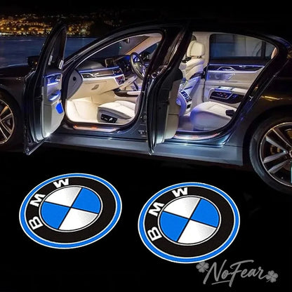 Car Wireless Door Welcome Light Projector Lamp Decor For BMW M 1 2 3 4 5 7 Series X1 X3 X4 X5 X6 X7 F10 F30 E46 E60 stickers