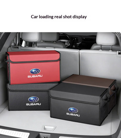 Car Trunk Foldable Storage Box Large-Capacity Stowing Tidying Bag For Subaru Ascent BRZ Forester Impreza Legacy Outback WRX VX