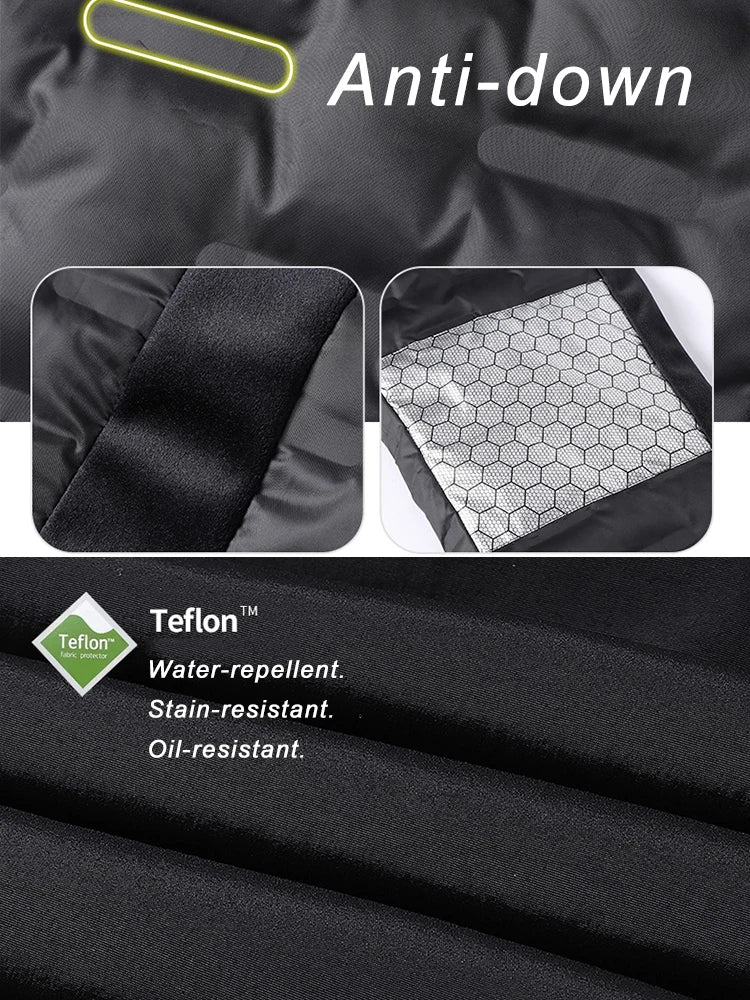 Winter Down Pants Men 90% White Duck Down Padded Warm Pants Outdoor Waterproof Windproof Casual Straight Thermal Puffer Trousers