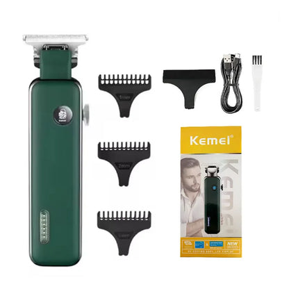 New Design Rechargeable Hair Clippers Kemei KM-5098 USB Mini Professional Beard Trimmer And Hair Clipper For Men