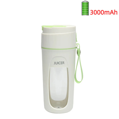 3000mAh Portable Juicer Mini Electric Blender Multifunction Juice Maker Machine Fruit Mixers Extractor Smoothies Mixer 8 Blades