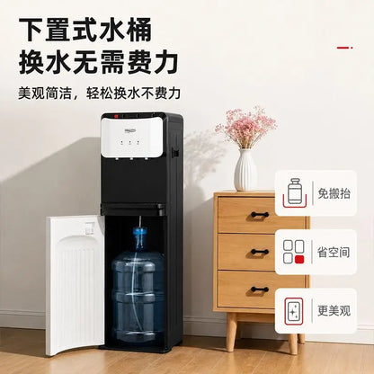 Water dispenser, household fully automatic boiling water mechanism, hot and cold water bucket, multifunctional tea bar machine