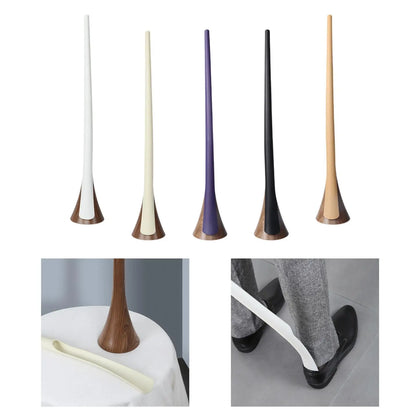 Shoe Horn 26.4" Lightweight Practical Long Handle Self Supporting Smooth Shoe Spoon Shoe Helper for Elderly Adults Disabled Kids