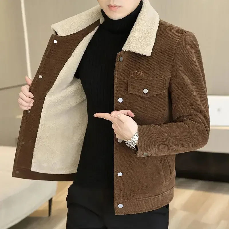 Warm Winter Coat for Men Solid Color High Quality Jacket Man Stylish Cheap Sale Work Korean Reviews Many Harajuku Deals New In