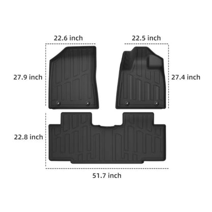 TPE Floor Mats Compatible For 2025 2026 Geely EX2 All Weather Protector Foot Pads Waterproof Cargo Liners Right Rudder LHD RHD