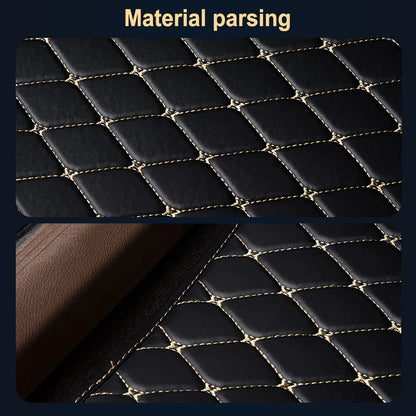 5Pcs Set Universal Car Floor Mats PU Leather Waterproof Auto Foot Pad Protector Automobile Interior Carpet Accessories Interior