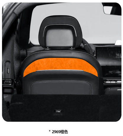 For ZEEKR 7X 2025 Super Suede Interior Accessory, Car Central Control Sliding Cover Panel Steering Wheel Decal Air Outlet Trim
