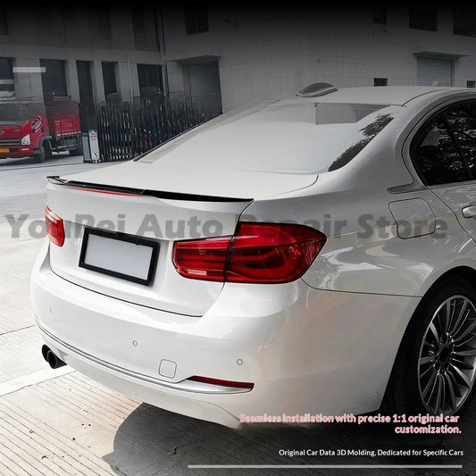 Sharp Blade Shape Rear Spoiler, Practical Modified Parts For BMW 3 Series F30 2013-2020, Stable fitting optimize exterior look