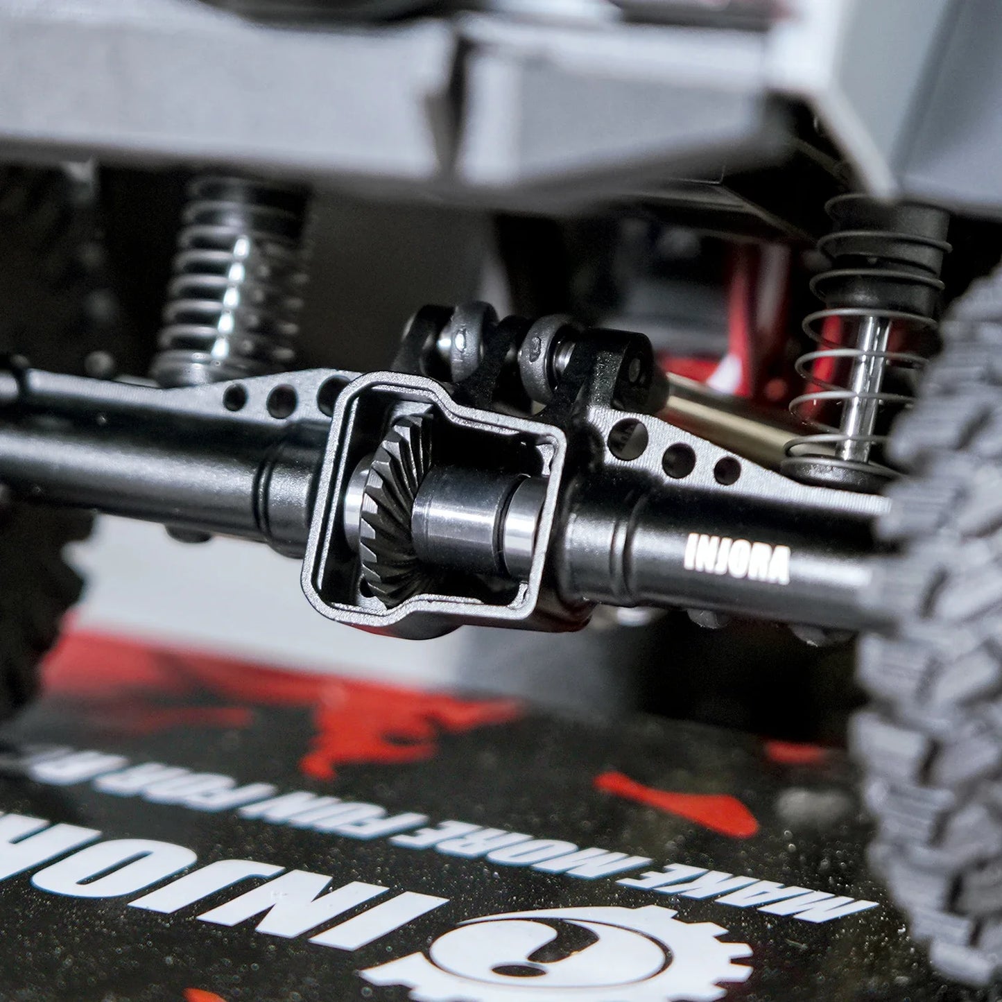 INJORA Steel Alloy Overdrive Underdrive Helical Axle Gear Set for 1/18 RC Crawler Car TRX4M TRX-4M Upgrade Accessories