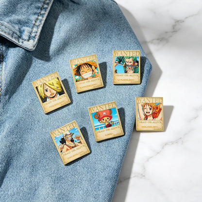 Cartoon Pins Metal Anime Badge Funny Comics Enamel  Cute Collar Pins Brooches Jewelry Lapel Pin Jewelry Collection Friend Gifts