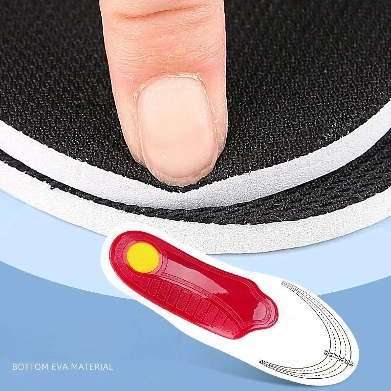 1-6Pairs Orthotic Insole High Arch Support Flatfoot Orthopedic Insoles For Feet Ease Pressure Plantar Fasciitis Pain Relief