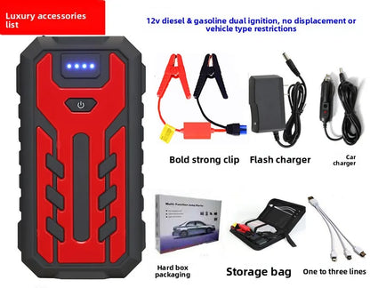 SUKIN 28000mAh High-Capacity Car Jump Starter Multifunctional Car Booster Batterie Voiture 1200A Portable Booster Starting Devic