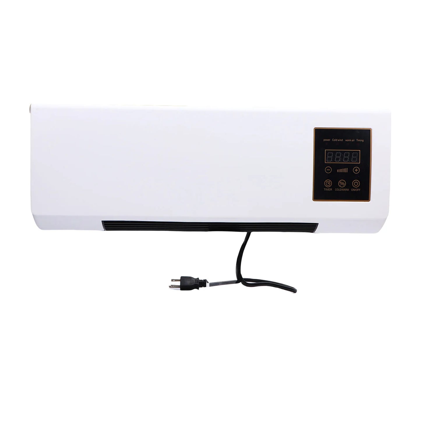 1800W Wall Air Conditioner Heating Cooling Multi Speed Remote Controlled Mounted Unit For Home Use
