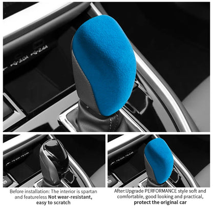Made of Alcantara For Subaru Impreza WRX 2023 Outback Forester Crosstrek Car Center Console Gear Shift Boot Interior Accessory