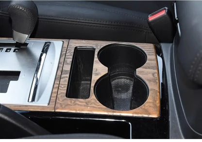 With USB water cup holder for V73 V75 V77 Mitsubishi Pajero 3 console box cup holder shogun Montero interior