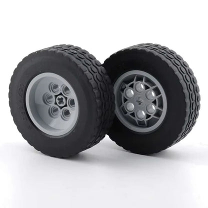 4WD Technical Car Chassis Bricks Kit with IR Remote Control/M Servo Motor/AA Battery Box for Legoeds MOC Bricks Toys